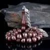 YOĞUN GÜMÜŞ İŞLEMELİ USTA İŞÇİLİĞİ KUKA TESBİH