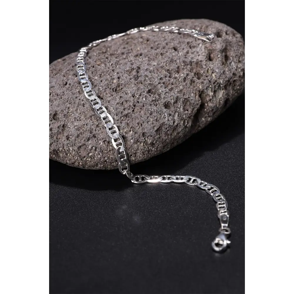 925 Ayar Barlı Gümüş Bileklik Silver