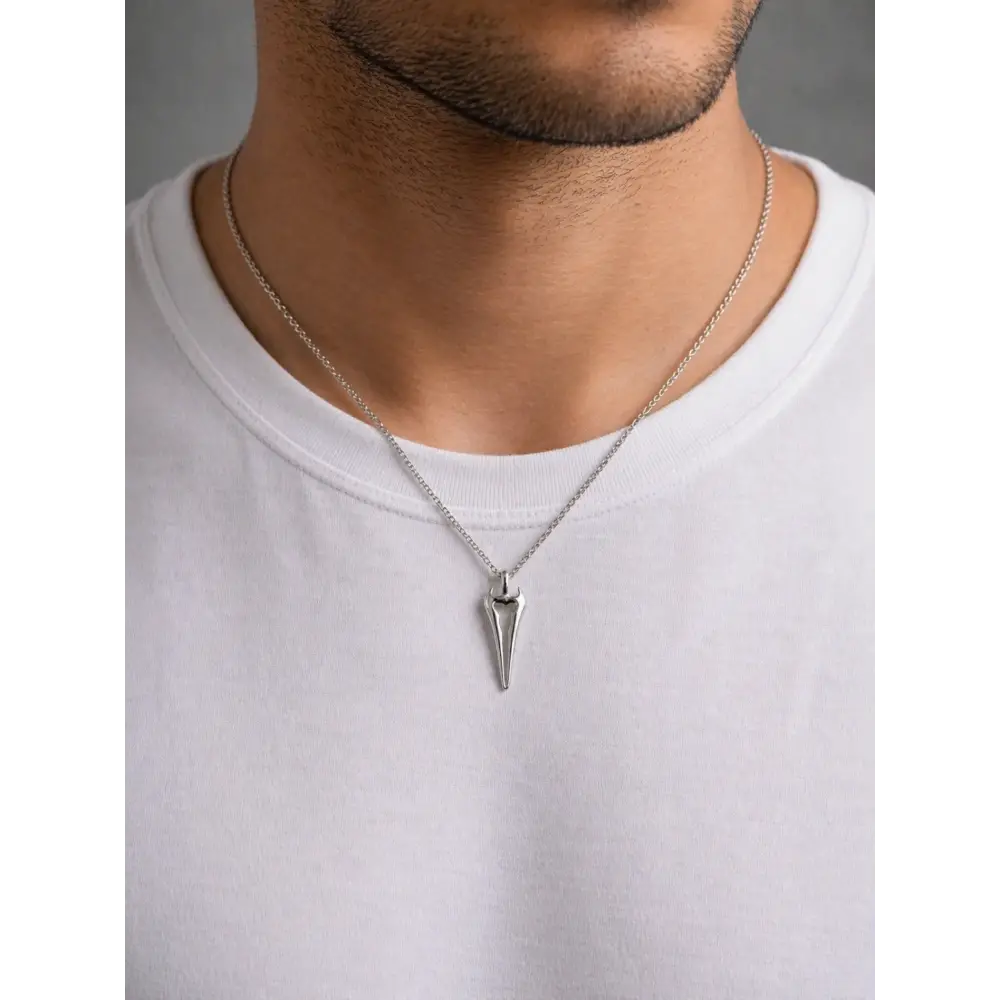 925 Ayar Gümüş Sessiz Savaşçı Unisex Kolye