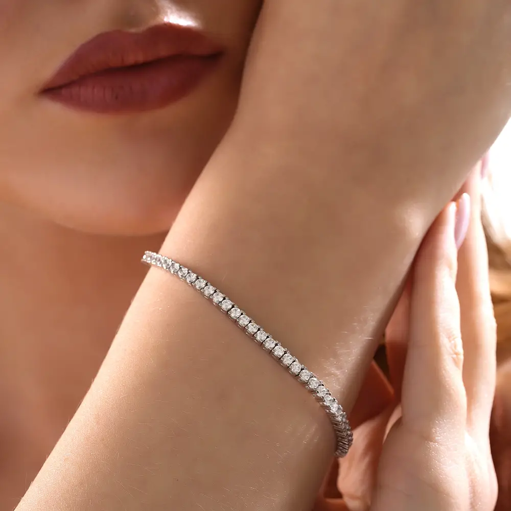 925 AYAR 2 MM GÜMÜŞ SU YOLU BİLEKLİK