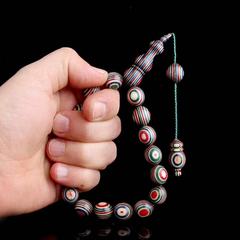 Sistemli Kâfur Ağacı 17li Efe Maskot Model Tesbih