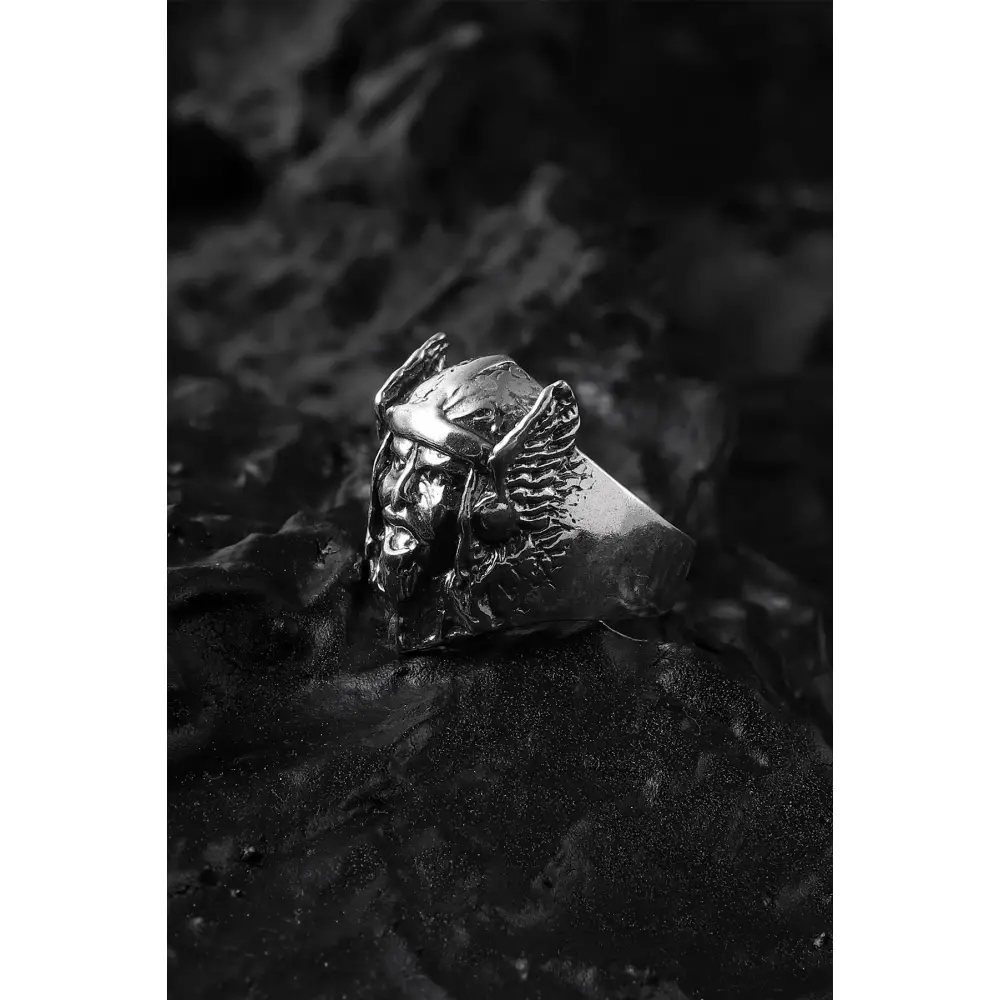 925 Ayar Gümüş Viking Motifli Yüzük