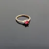 925 Ayar Gümüş Modern Zirkon Taşlı Kadın Yüzük - Rose Gold