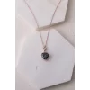 925 Ayar Zirkon Taşlı Şık Kolye