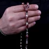 12li Karpuz Yarma Usta İşçilikli Saray Püsküllü Ateş Kehribar Tesbih