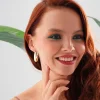 14 Ayar Ataç Model Altın Küpe