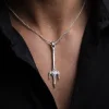 925 Ayar Gümüş Antik Trident Üçlü Mızrak Kolye