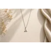 925 Ayar Gümüş Üçgen Geometrik Tasarım Unisex Kolye