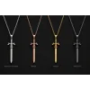 925 Ayar Gümüş Aether Blade Modern Unisex Kolye