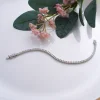 925 AYAR 4 MM GÜMÜŞ SU YOLU BİLEKLİK
