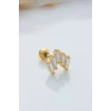925 Ayar Baget Taşlı Minimal Tragus Piercing