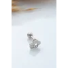 925 Ayar Bebek Ayak Motifli Minimal Tragus Piercing