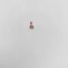 925 Ayar Çiçek Motifli Taşlı Minimal Tragus Piercing