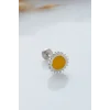 925 Ayar Güneş Motifli Minimal Tragus Piercing