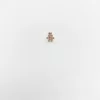 925 Ayar Papatya Motifli Taşlı Minimal Tragus Piercing