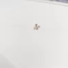 925 Ayar Taşlı Minimal Tragus Piercing