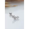 925 Ayar Taşlı Minimal Tragus Piercing