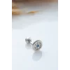 925 Ayar Taşlı Minimal Tragus Piercing