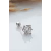 925 Ayar Tek Taş Minimal Tragus Piercing