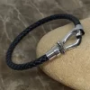 Deri Örgü Bileklik 5 mm
