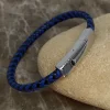 Deri Örgü Bileklik 6*4 mm
