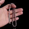 KIRMIZI RENK MİNELİ 925 AYAR GÜMÜŞ TESBİH
