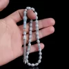 TURKUAZ MİKRO ZİRKON TAŞLI 925 AYAR GÜMÜŞ TESBİH
