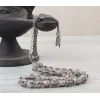 Zirkon Taşlı Telkari Model 925 Ayar Gümüş Tesbih