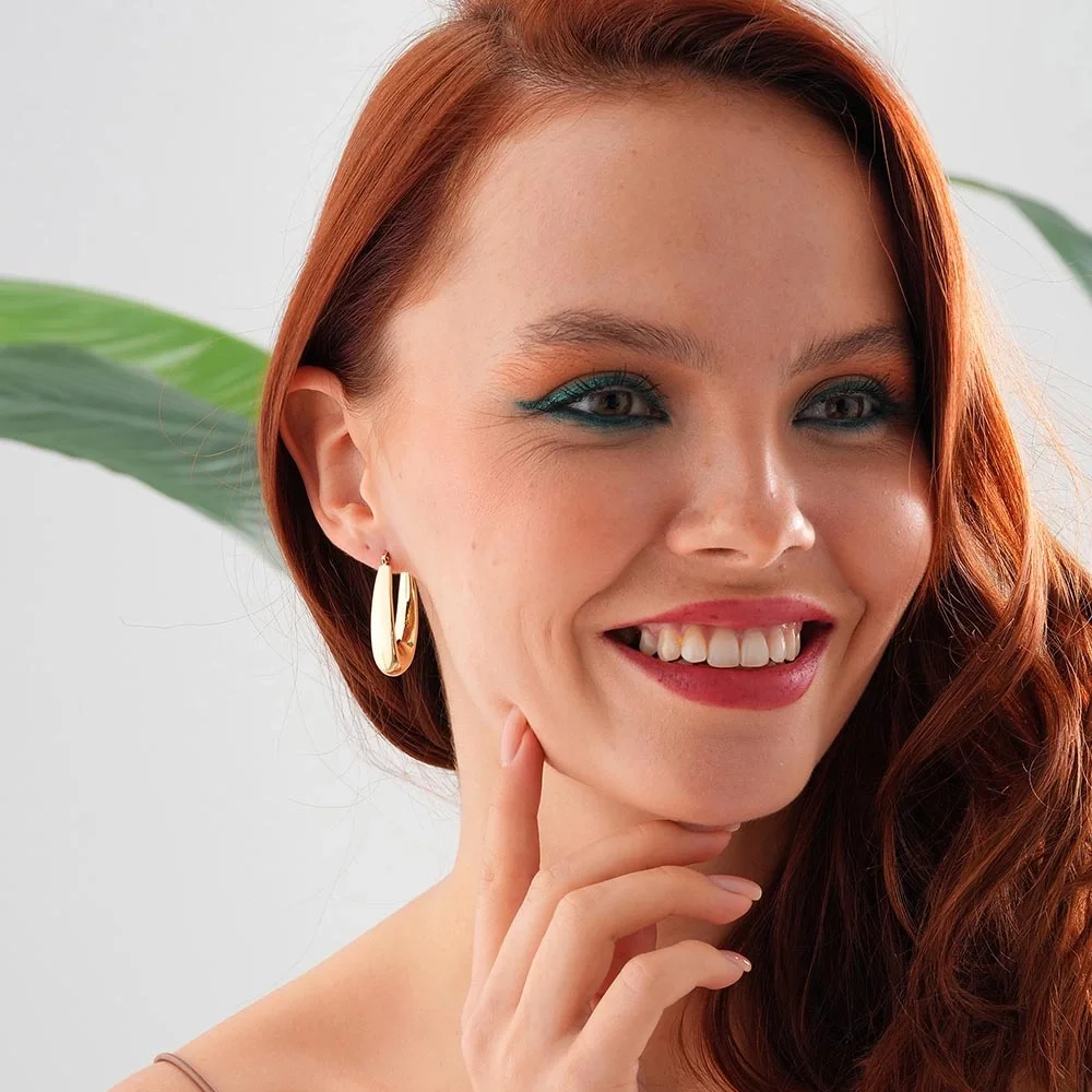 14 Ayar Ataç Model Altın Küpe