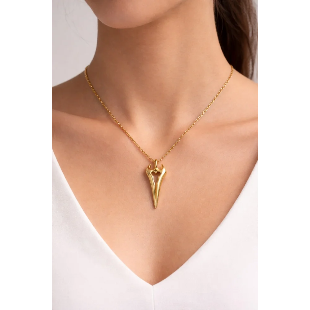 925 Ayar Gümüş Sessiz Savaşçı Unisex Kolye