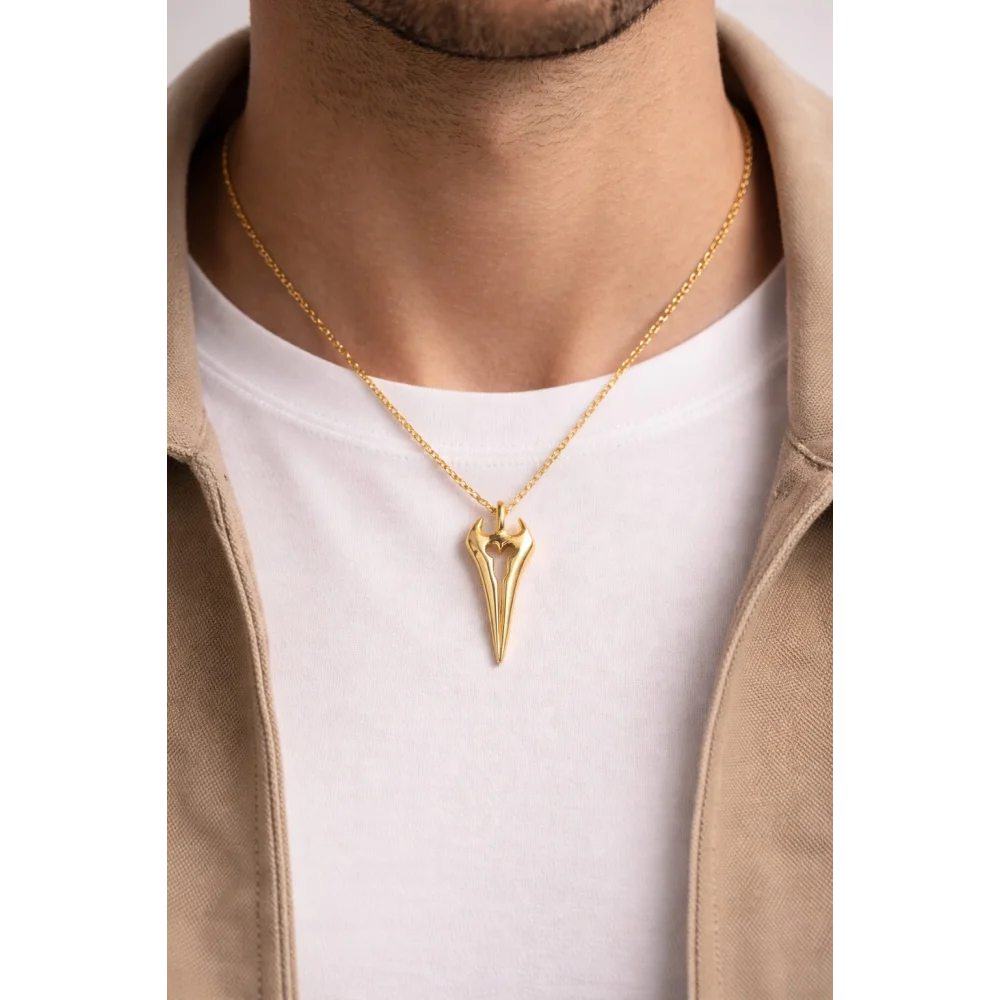 925 Ayar Gümüş Sessiz Savaşçı Unisex Kolye