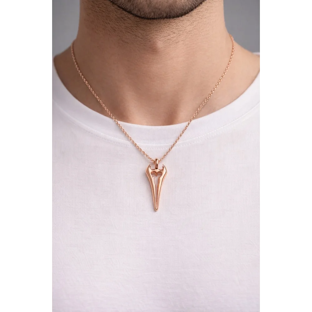 925 Ayar Gümüş Sessiz Savaşçı Unisex Kolye