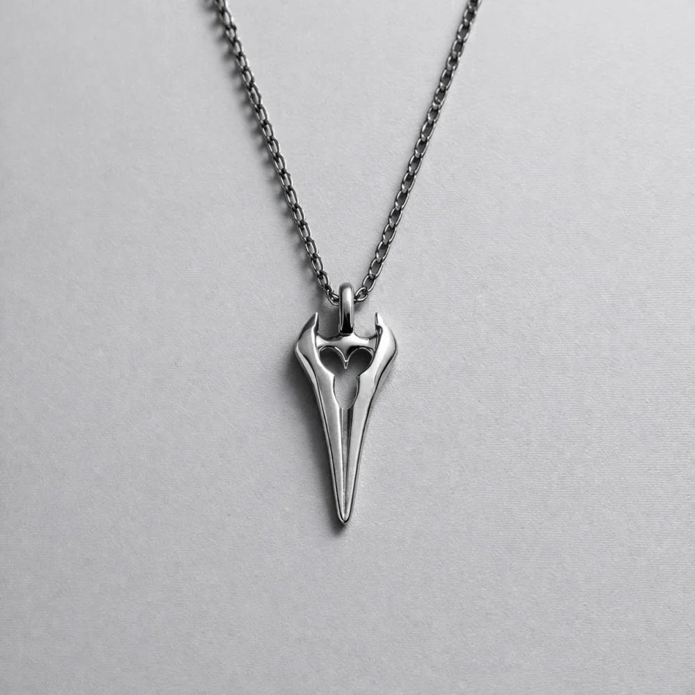 925 Ayar Gümüş Sessiz Savaşçı Unisex Kolye