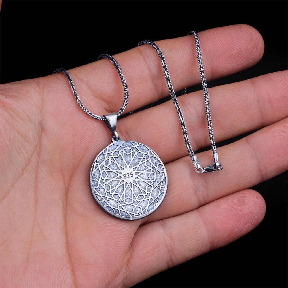 925 Ayar Ejderha Model Gümüş Kolye