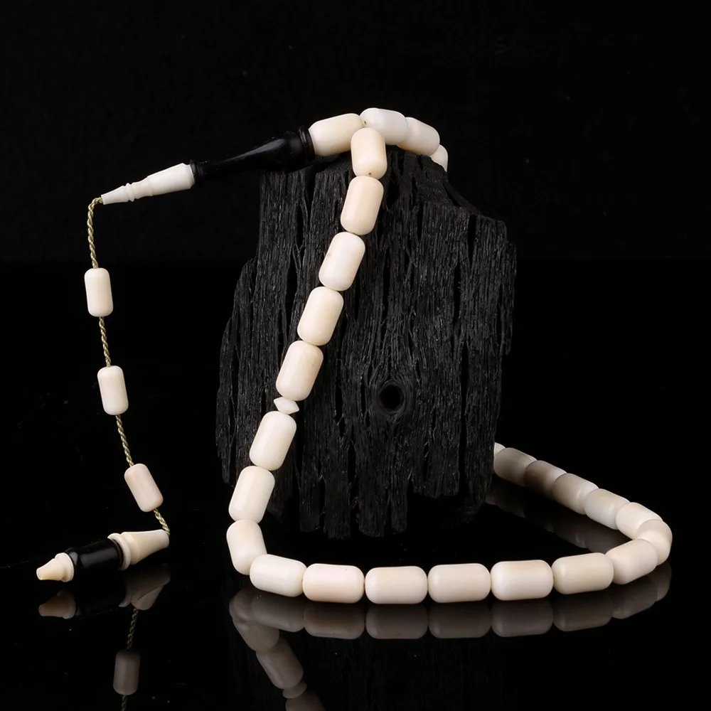 Sistemli Kapsül Kesim Abanoz Ağacına Narçıl Ağacı Tesbih