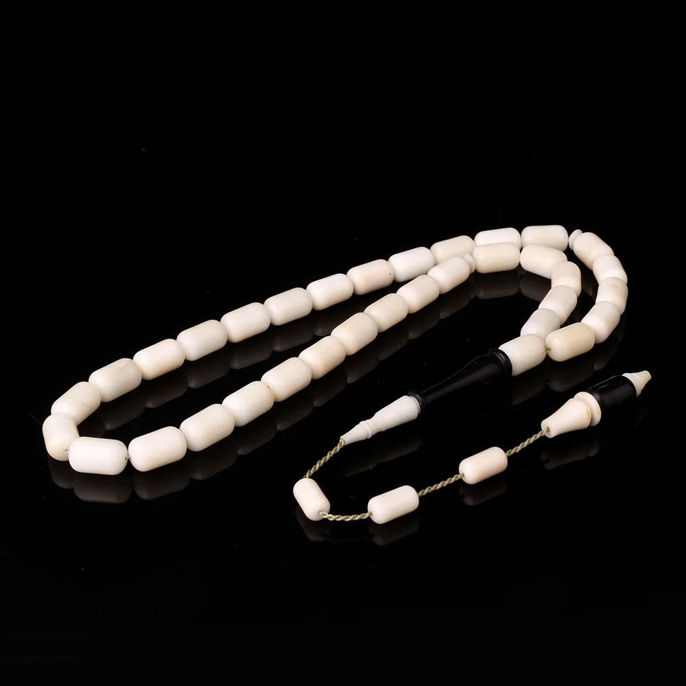 Sistemli Kapsül Kesim Abanoz Ağacına Narçıl Ağacı Tesbih