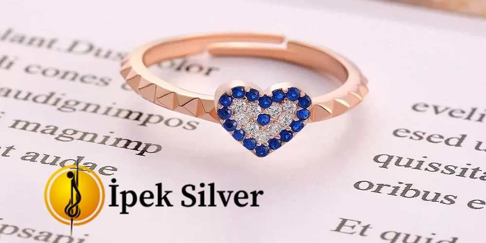 Mavi Taşlı Gümüş Yüzük Modelleri