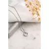 925 Ayar Gümüş Halka Kolye - Silver