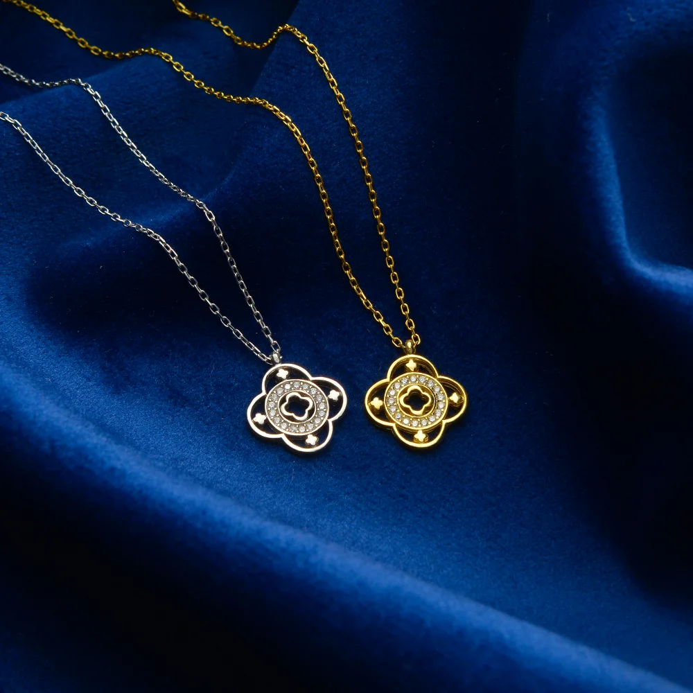 925 Ayar Gümüş Enerji Çiçeği Kolye