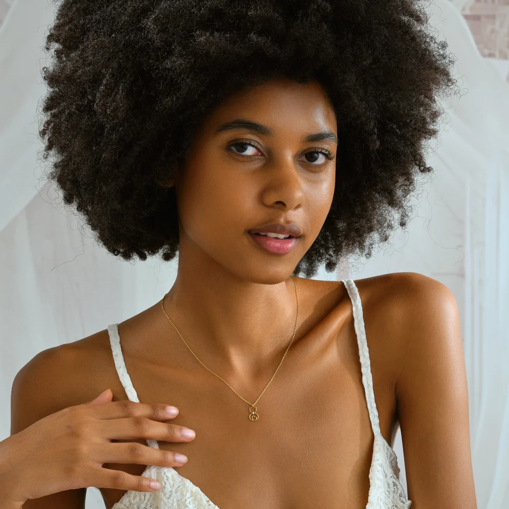 925 Ayar Gümüş Kedi Figürlü Kalp Kolye