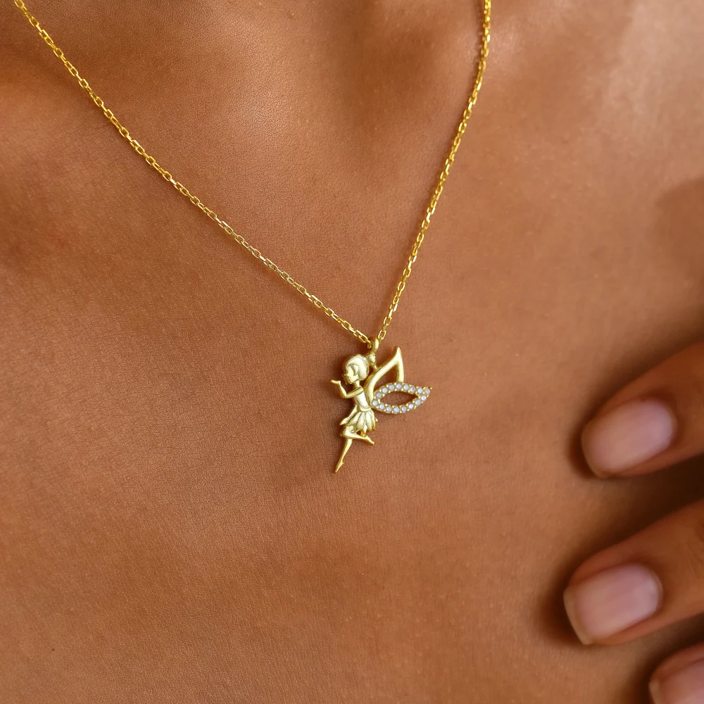 925 Ayar Gümüş Masal Perisi Kolye