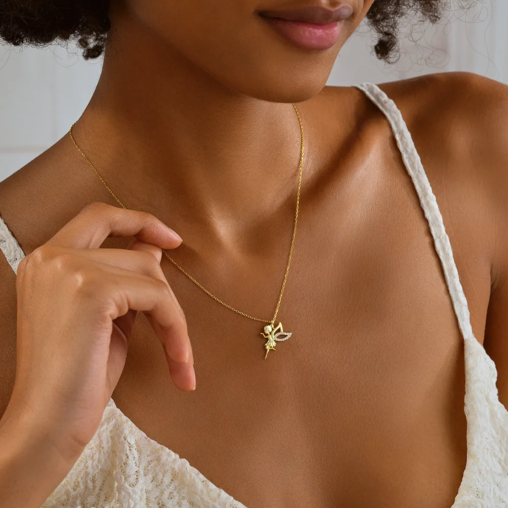 925 Ayar Gümüş Masal Perisi Kolye