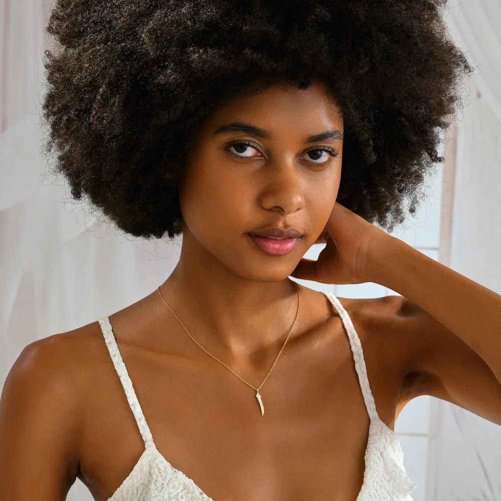 925 Ayar Gümüş Taşlı Elif Kolye