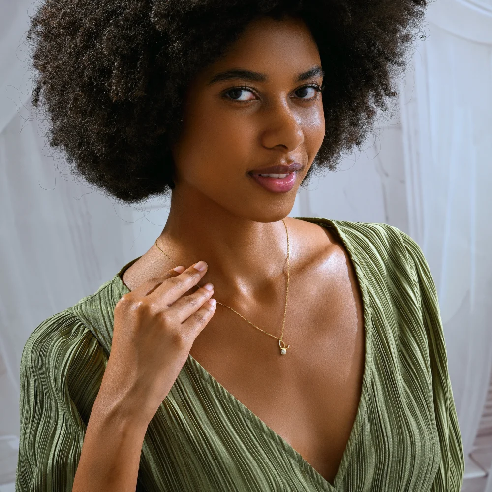 925 Ayar Gümüş Zarif Yusufçuk Kolye