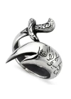 925 Ayar Gümüş Hz Ali Kılıcı Özel Tasarım Zülfikar Taşsız Erkek Yüzük
