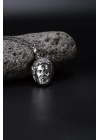 925 Ayar Gümüş Zeus Figürlü Kolye Silver