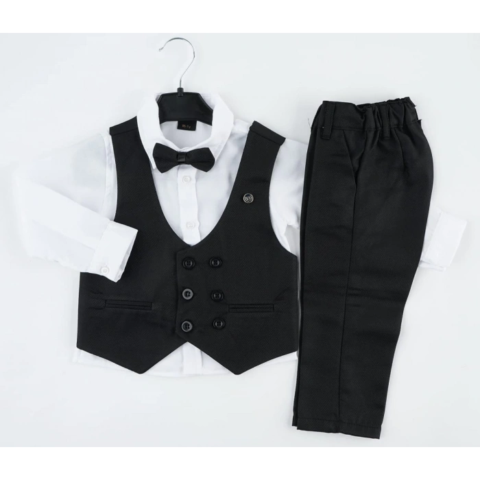 DÜZ RENK 6 DÜĞME YELEKLİ TAKIM