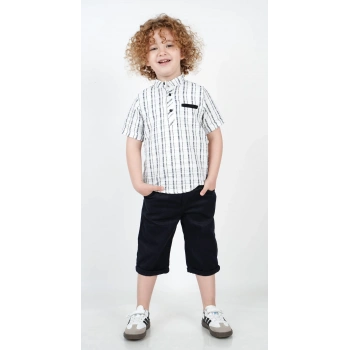 HAKİM YAKA GOFRELİ GÖMLEK