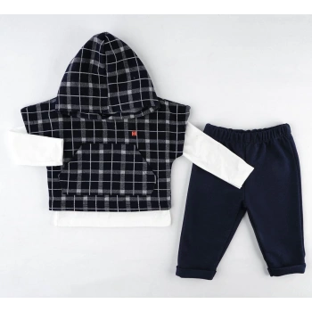 YARASA KOL SALAŞ KAPŞONLU 3LÜ TAKIM