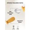 Silikon Saplı Bebek Çelik Çatal Kaşık Bıçak Seti, 316L Çelik, BLW, Saklama Kutulu, Turuncu